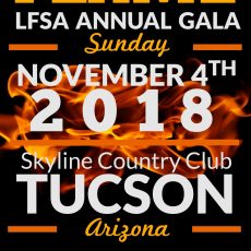 LFSA’s 2018 Gala, Sunday, November 4th, 2018